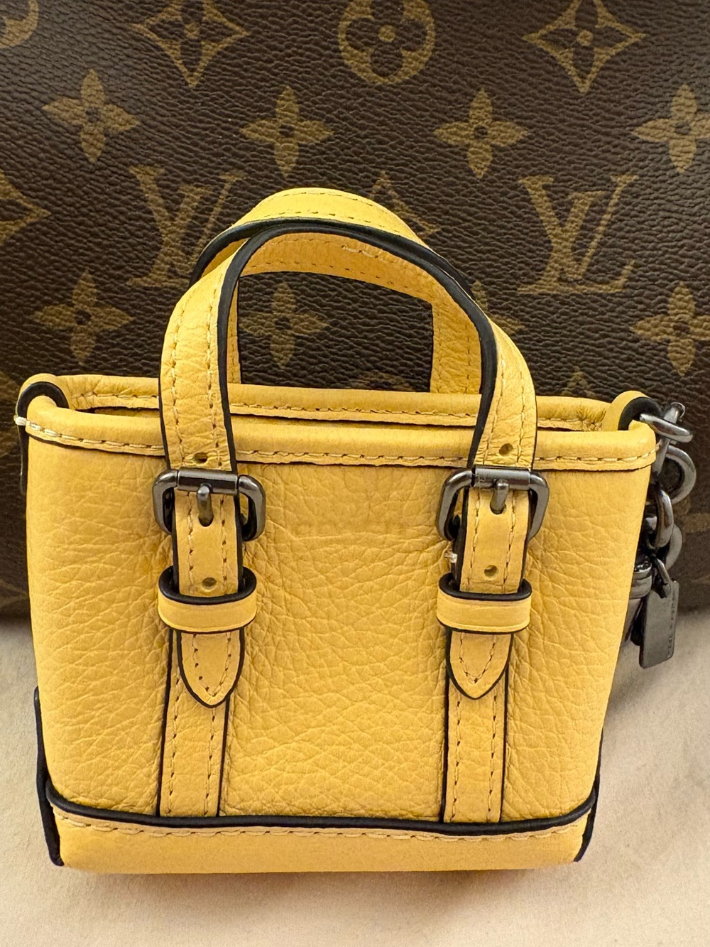 Coach Mini Warner Tote Bag Charm